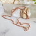 Brown Shell Tree of Life Copper Necklace